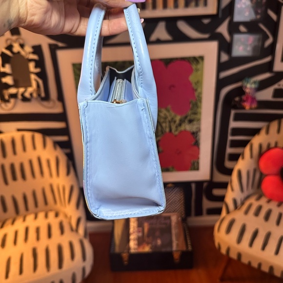 LONDON ROCK HANDPAINTED BLOOM MINI BAG - Picture 7 of 7